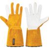 118 Tegera, Welding Gloves, White/Yellow, Leather, 270mm, Size 12 thumbnail-0