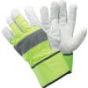 298 Tegera, Cold Resistant Gloves, Green/White, Acrylic/Fleece Liner, Leather Coating, Size 8 thumbnail-0