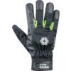 517 Tegera® Mechanical Hazard Gloves, Black/Green, Fleece/Polyester Liner, Synthetic Leather Coating, EN388: 2016, 1, 1, 2, 1, X, Size 9 thumbnail-1