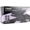 TX924 Disposable Gloves, Black, Nitrile, 7.8mil Thickness, Powder Free, Size 2XL, Pack of 100 thumbnail-4