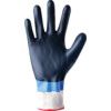 377 Mechanical Hazard Gloves, Black/Blue/White, Nylon/Polyester Liner, Nitrile Coating, EN388: 2003, 4, 1, 2, 1, Size 6 thumbnail-2