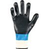 377-IP, Impact Gloves, Black/Blue/Green, Cotton/Polyester Liner, Nitrile Coating, EN388: 2016, 4, 1, 2, 1, X, Size 8 thumbnail-2