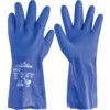 660, Chemical Resistant Gloves, Blue, PVC, Cotton Liner, Size 9, 360mm Length thumbnail-0