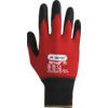 Beta 1 Mechanical Hazard Gloves, Black/Red, Nylon/Spandex Liner, Nitrile Foam Coating, EN388: 2016, 4, 1, 2, 1, X, Size 11 thumbnail-1