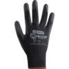 TNS020 Tons TP-1, General Handling Gloves, Black, Polyurethane Coating, Polyester Liner, Size 11 thumbnail-1