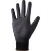 TNS020 Tons TP-1, General Handling Gloves, Black, Polyurethane Coating, Polyester Liner, Size 8 thumbnail-2