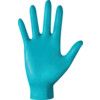Teal Disposable Gloves, Green, Nitrile, 4.8mil Thickness, Powder Free, Size 9, Pack of 100 thumbnail-2