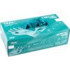 Teal Disposable Gloves, Green, Nitrile, 4.8mil Thickness, Powder Free, Size 10, Pack of 100 thumbnail-3