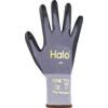 Mechanical Hazard Gloves, Black/Grey, Nylon/Spandex Liner, Polyurethane Coating, EN388: 2016, 4, 1, 2, 1, X, Size 6 thumbnail-1