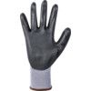 Mechanical Hazard Gloves, Black/Grey, Nylon/Spandex Liner, Polyurethane Coating, EN388: 2016, 4, 1, 2, 1, X, Size 6 thumbnail-2