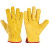 COWHIDE UNLINED DRIVERS GLOVES YELLOW (S-9) thumbnail-0