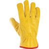 COWHIDE UNLINED DRIVERS GLOVES YELLOW (S-9) thumbnail-1