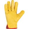 COWHIDE UNLINED DRIVERS GLOVES YELLOW (S-9) thumbnail-2