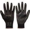 Mechanical Hazard Gloves, Black, Nylon Liner, Polyurethane Coating, EN388: 2016, 4, 1, 4, 1, X, Size 6 thumbnail-0