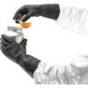 G17K, Chemical Resistant Gloves, Black, Latex, Cotton Flocked Liner, Size 9.5 thumbnail-4