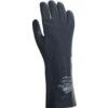 Trawler, Chemical Resistant Gloves, Black, PVC, Cotton Liner, Size 10 thumbnail-0