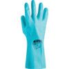 926 Nitritech III, Chemical Resistant Gloves, Green, Nitrile, Cotton Flocked Liner, Size 9 thumbnail-1