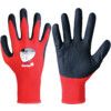 9113 Polyflex Ultra Mechanical Hazard Gloves, Black/Red, Nylon Liner, Polyurethane/Nitrile Coating, EN388: 2016, 4, 1, 2, 1, X, Size 9 thumbnail-0