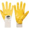9310 Nitron Lite Mechanical Hazard Gloves, White/Yellow, Cotton Liner, Nitrile Coating, EN388: 2003, 4, 1, 1, 1, Size 7 thumbnail-0