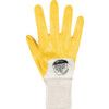 9310 Nitron Lite Mechanical Hazard Gloves, White/Yellow, Cotton Liner, Nitrile Coating, EN388: 2003, 4, 1, 1, 1, Size 7 thumbnail-1