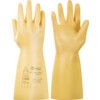 RE0360 SuperGlove, Electricians Gloves, Yellow, Latex, Uncoated, Size 8 thumbnail-0