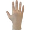 Shield 2 GD47 Disposable Gloves, Clear, Vinyl, 0.8mil Thickness, Powdered, Size M, Pack of 100 thumbnail-0