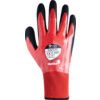 GIO Grip It® Mechanical Hazard Gloves, Black/Orange, Nylon Liner, Nitrile Coating, EN388: 2016, 4, 1, 2, 2, X, Size 9 thumbnail-1