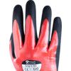 GIO Grip It® Mechanical Hazard Gloves, Black/Orange, Nylon Liner, Nitrile Coating, EN388: 2016, 4, 1, 2, 2, X, Size 8 thumbnail-4