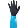 GIOG1 Grip It, Chemical Resistant Gauntlet, Black/Green, Nitrile, Size 9 thumbnail-2