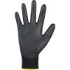 2100251 Workeasy Mechanical Hazard Gloves, Black, Polyester Liner, Polyurethane Coating, EN388: 2003, 3, 1, 2, 1, Size 11 thumbnail-2