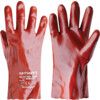Chemical Resistant Gauntlet, Red, PVC, Jersey Liner, Size 14 thumbnail-0