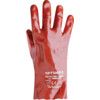 Chemical Resistant Gauntlet, Red, PVC, Jersey Liner, Size 14 thumbnail-1