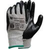 Cut Resistant Gloves, Black, EN388: 2016, 4, X, 4, 2, B, Nitrile Foam Palm, HPPE Liner, Size 7 thumbnail-0
