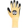 Achieve, Cut Resistant Gloves, Black/Orange, PU Palm, Nylon Liner,  EN388: 2016, 3, X, 4, 2, B, Size 8 thumbnail-1