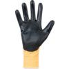 Achieve, Cut Resistant Gloves, Black/Orange, PU Palm, Nylon Liner,  EN388: 2016, 3, X, 4, 2, B, Size 8 thumbnail-2