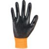 TG3010 Classic X-Dura, General Handling Gloves, Orange/Black, Polyurethane Coating, Size 10 thumbnail-2