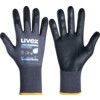 60049 Phynomic Allround Mechanical Hazard Gloves, Black/Grey, Polyamide Liner, Aqua-Polymer Foam Coating, EN388: 2016, 3, 1, 3, 1, X, Size 10 thumbnail-0