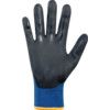 60050 Phynomic Mechanical Hazard Gloves, Black/Blue, Polyamide Liner, Aqua-Polymer Foam Coating, EN388: 2016, 3, 1, 3, 1, X, Size 10 thumbnail-2