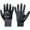Unilite 6605 Mechanical Hazard Gloves, Black, Nylon Liner, Nitrile Coating, EN388: 2016, 4, 1, 2, 2, X, Size 9 thumbnail-0