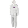 1500-WH Microgard Chemical Protective Coveralls, Disposable, Type 5/6, White, SMS Nonwoven Fabric, Zipper Closure, XL thumbnail-0