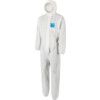 1500-WH Microgard Chemical Protective Coveralls, Disposable, Type 5/6, White, SMS Nonwoven Fabric, Zipper Closure, M thumbnail-0