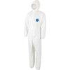 Easysafe, Chemical Protective Coveralls, Disposable, Type 5/6, White, Polyethylene, Zipper Closure, Chest 44-46", L thumbnail-0
