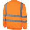 Hi-Vis Sweatshirt, EN20471 Orange, Small thumbnail-1