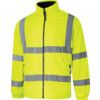 Hi-Vis Fleece Jacket, EN20471 Yellow, Large thumbnail-0
