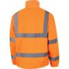 Hi-Vis Fleece Jacket, EN20471 Orange, Large thumbnail-1