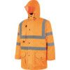 Hi-Vis Reversible Coat, 5-in-1, Waterproof, Large, Orange, Polyester, EN20471 thumbnail-1