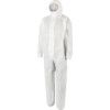 4520, Chemical Protective Coveralls, Disposable, Type 5/6, White, SMMMS Nonwoven Fabric, Zipper Closure, Chest 39-43", L thumbnail-0