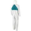 4520, Chemical Protective Coveralls, Disposable, Type 5/6, White, SMMMS Nonwoven Fabric, Zipper Closure, Chest 39-43", L thumbnail-1