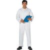 Boilersuit, White, Cotton/Polyester, Chest 48-50", XL thumbnail-0