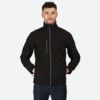 Soft Shell Jacket, Reusable, Men, Black, Polyester, XL thumbnail-2